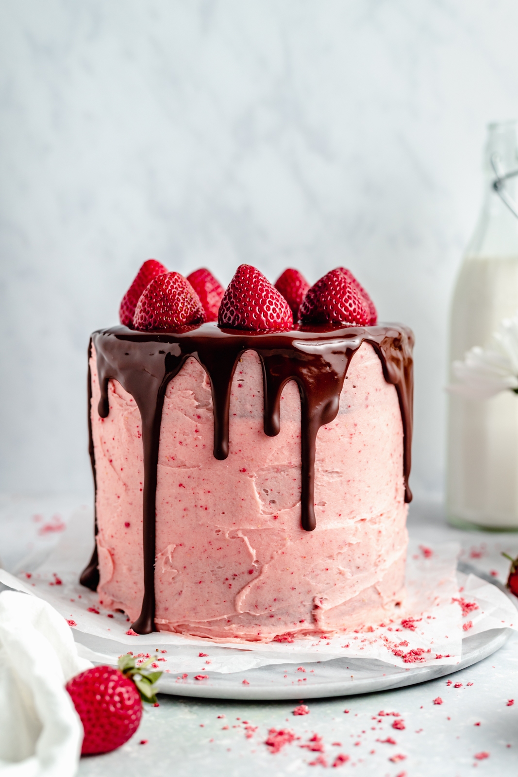 Chocolate Strawberry Cake