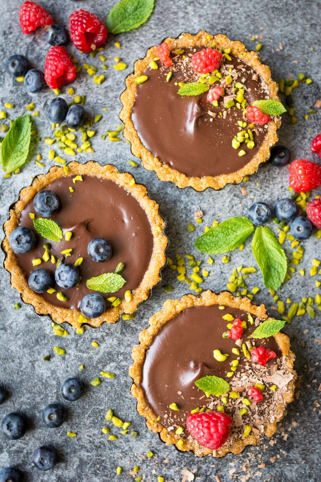 Vegan Chocolate Ganache Tart